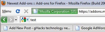 Автоматическая очистка поиска Firefox.