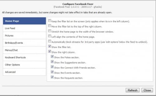 Расширение Facebook Fixer для Google Chrome.