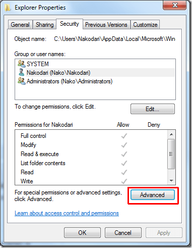 Предотвращение в Windows 7 от удаления кэша эскизов.