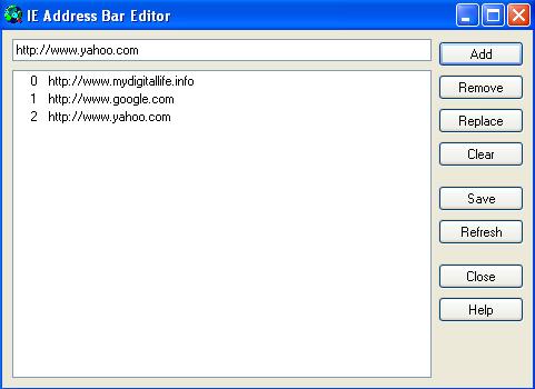 Как изменить URL-адреса в адресной строке Internet Explorer.