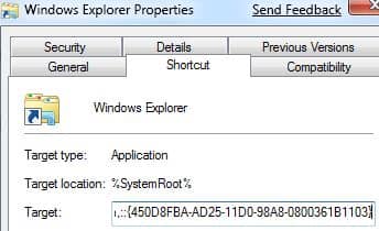 Как открыть папку Мой компьютер или документы по умолчанию,вместо папки библиотеки с Windows Explorer в Windows 7.